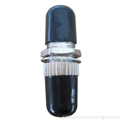 ST Fiber-optic Adapter, Single Mode, Simplex, Black